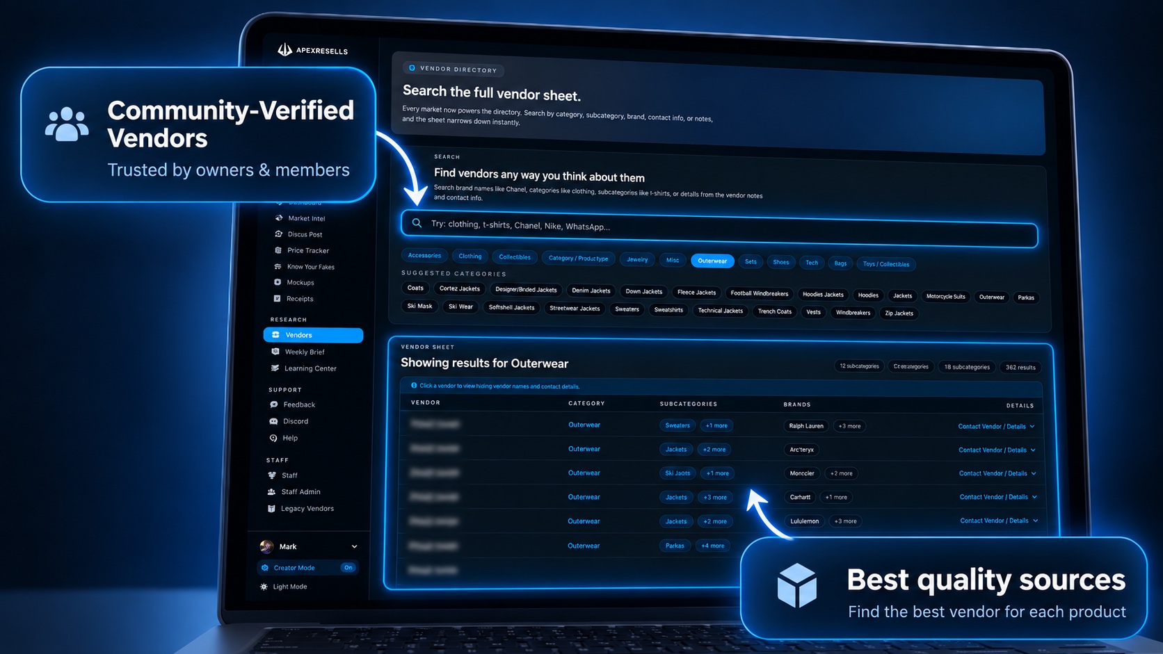 Vendor Directory